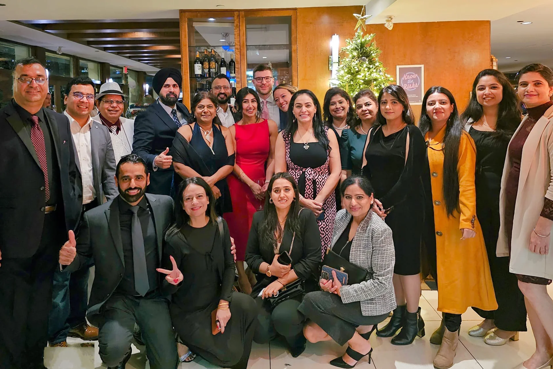 British Columbia Team of Punjab Insurance posing together